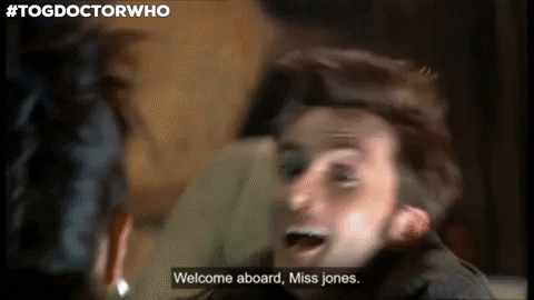 Welcome Aboard Ms.jones Dr.who GIF