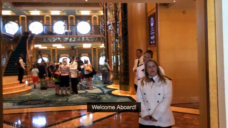 Welcome Aboard The Cruise Ship GIF