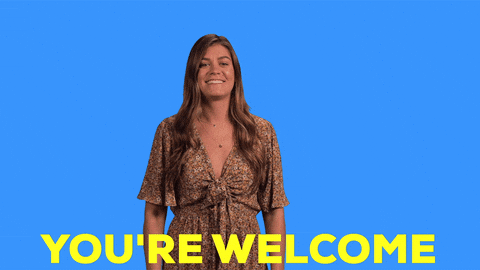 Welcome August Abi Bock You're Welcome GIF