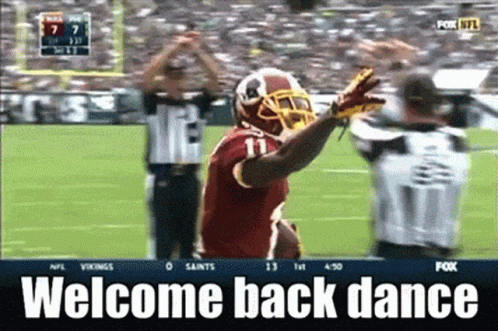 Welcome Back Dance Of Footballs Coming Home GIF