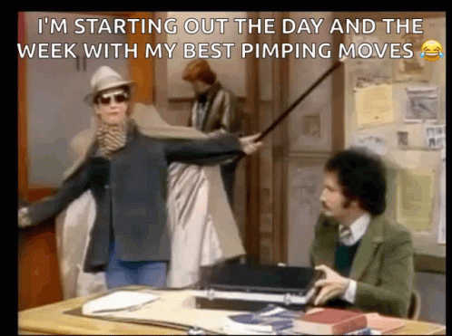 Welcome Back Kotter Best Pimping Moves GIF