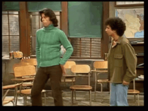 Welcome Back Kotter Funny Walk John Travolta GIF