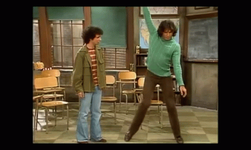 Welcome Back Kotter John Travolta Dancing GIF