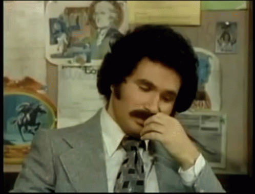 Welcome Back Kotter Tom Selleck Thinking GIF