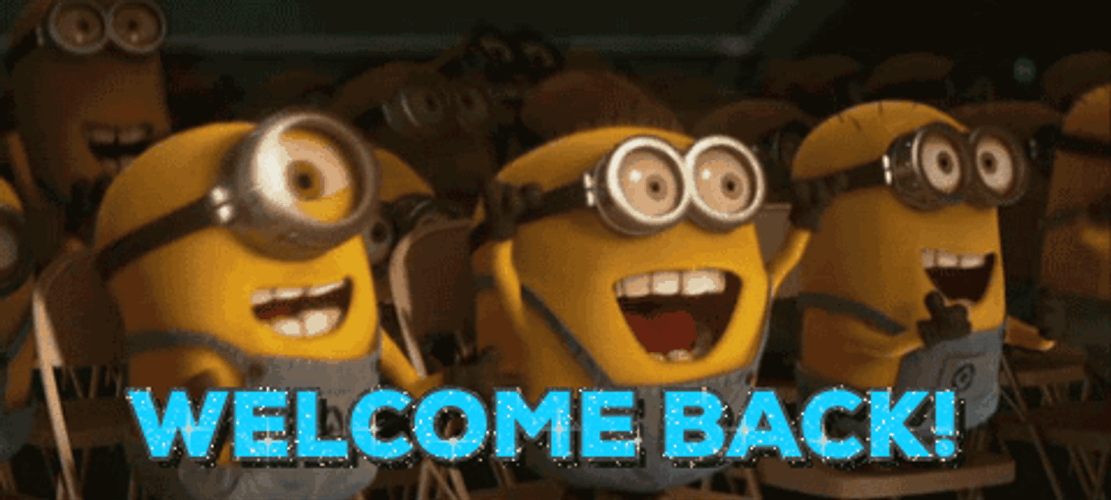 Welcome Back Minions GIF