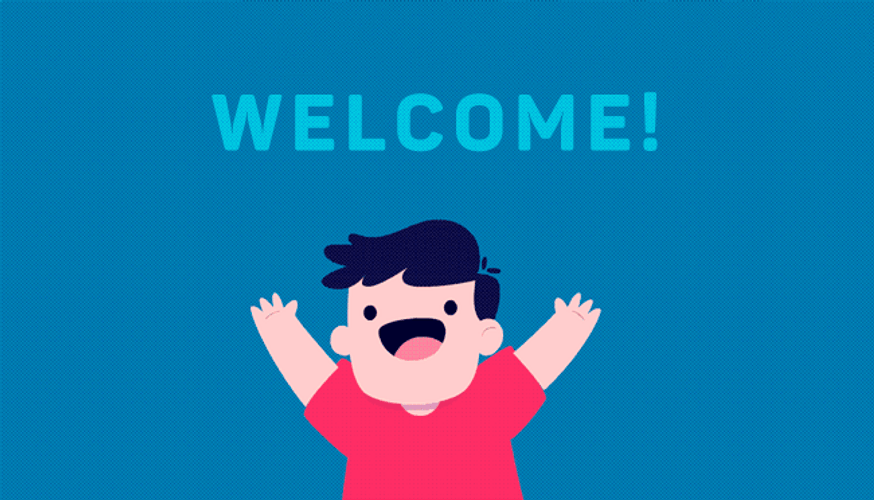 Welcome! Greeting GIF
