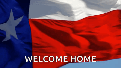 Welcome Home Flag GIF