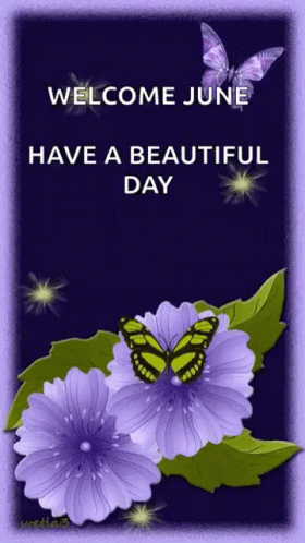Welcome June Have Beautiful Day GIF