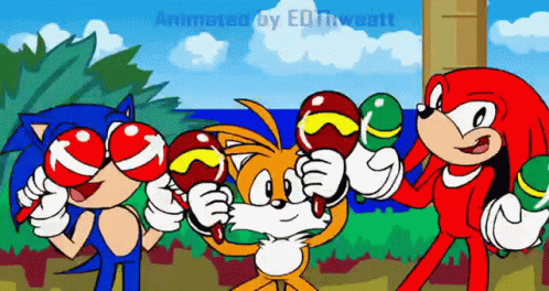 Welcome To Angel Island Knuckles Dancing GIF