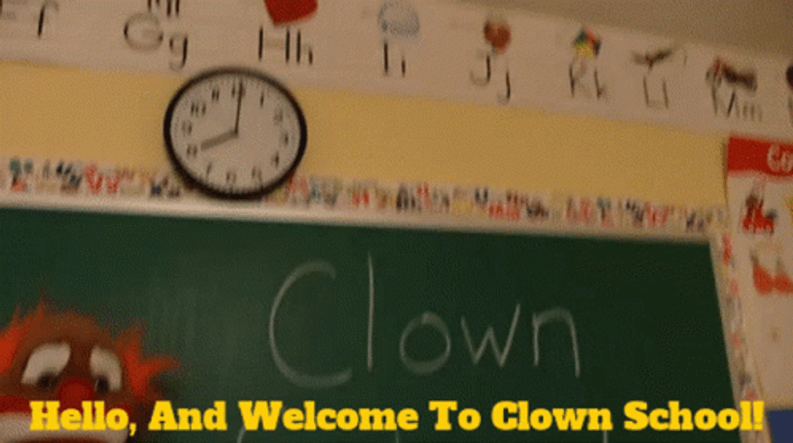 Welcome To Clown School GIF