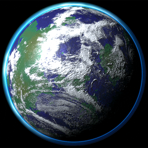 Welcome To Earth A Spinning Circle GIF