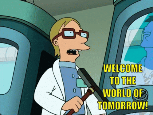 Welcome To Earth Futurama GIF
