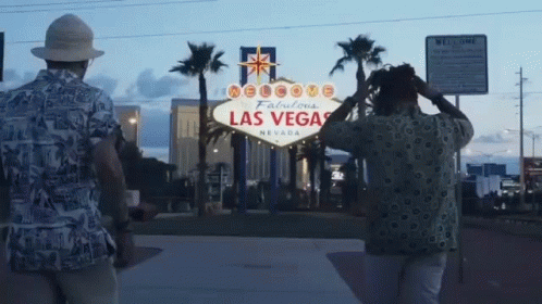 Welcome To Fabulous Las Vegas Sign GIF