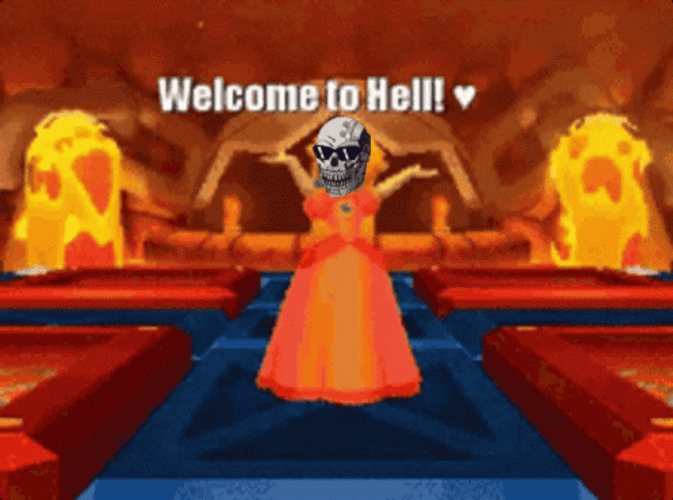 Welcome To Hell Cartoon Face Swap GIF