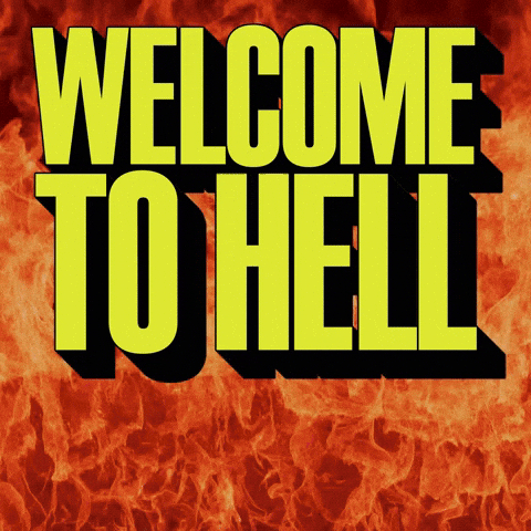 Welcome To Hell Congratulations On Your New Job GIF