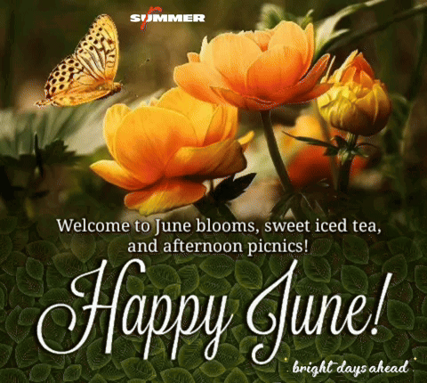 Welcome To June Blooms GIF