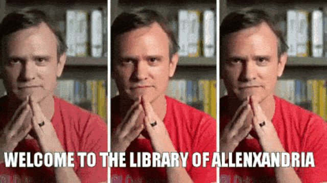 Welcome To Library Of Allenxandria GIF