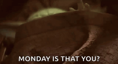 Welcome To Monday Baby Yoda Is That You GIF