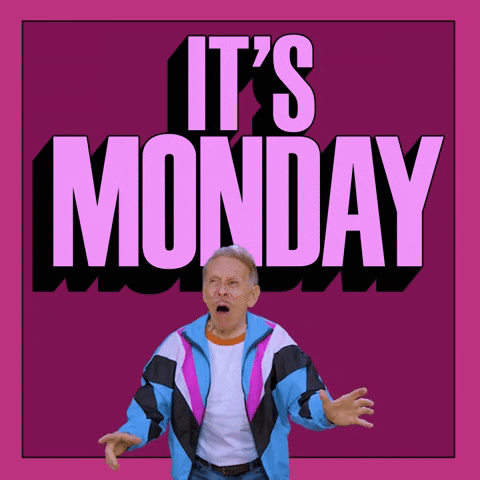 Welcome To Monday Its Monday Shocked Man GIF