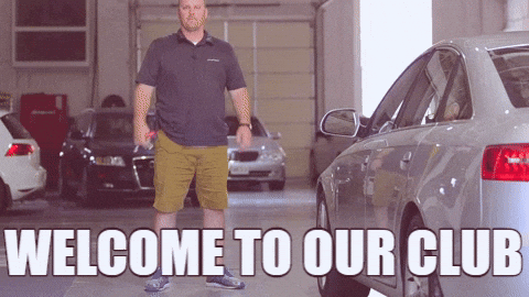 Welcome To The Club Ford Escort GIF