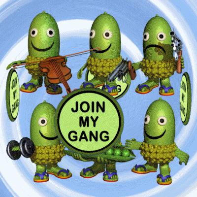 Welcome To The Club Green Peanut GIF