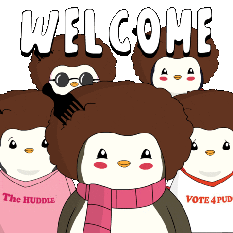 Welcome To The Club Penguin Sticker GIF