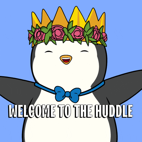 Welcome To The Club Queen Penguin GIF