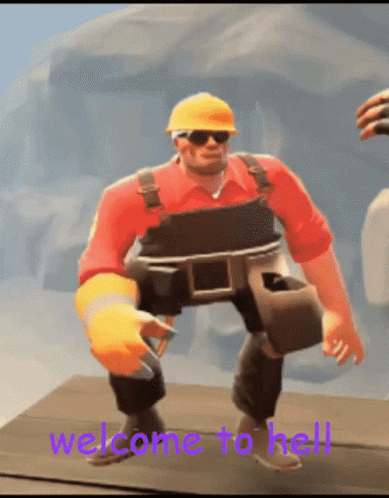 Welcome To The Hell Team Meme GIF