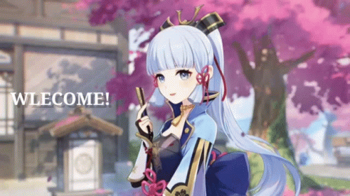 Welcome To The Party Pal Kamisato Ayaka GIF