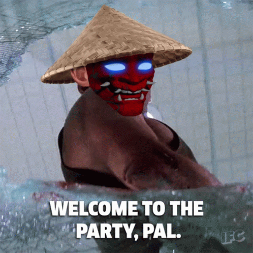 Welcome To The Party Pal Die Hard Meme GIF