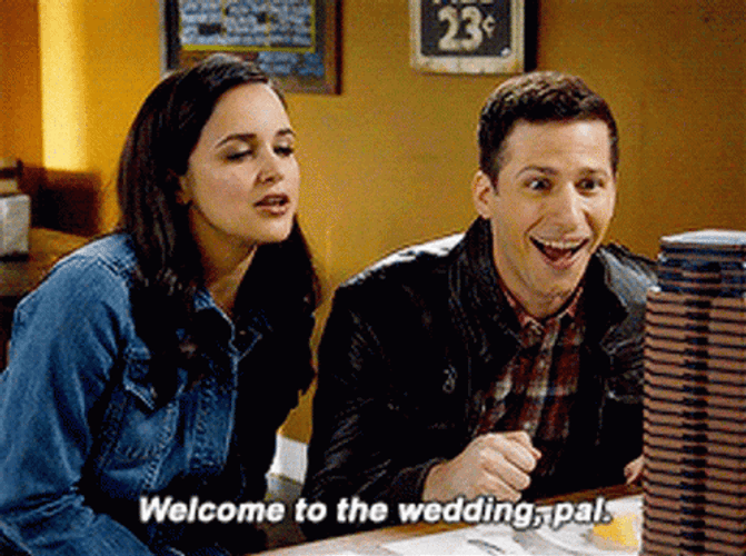 Welcome To The Party Pal Jake Peralta GIF