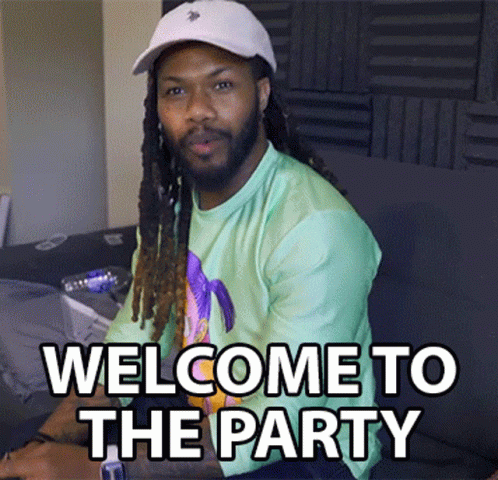 Welcome To The Party Team Meme GIF