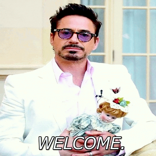 Welcome To The Show Robert Downey Junior GIF