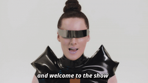 Welcome To The Show Robot Girl GIF