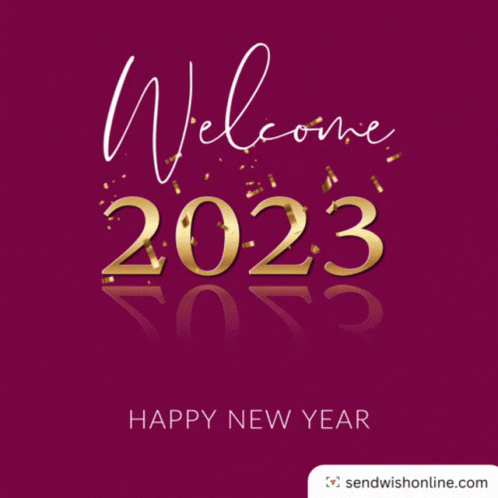 Welcome2023 Happy New Year GIF