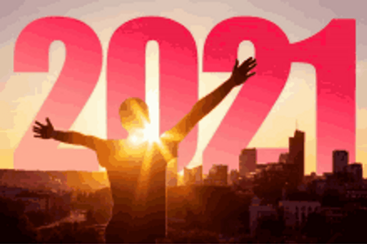 Welcoming First Day 2021 Sunrise GIF