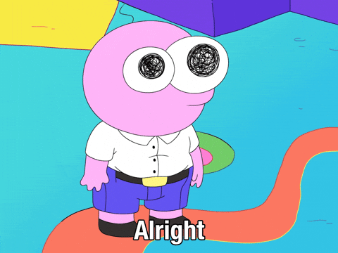 Well Alright Pim Smiling Friends Animation GIF