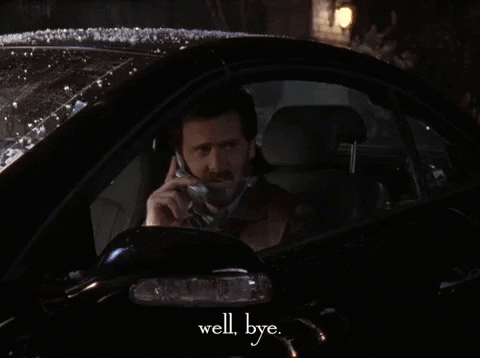Well Bye Gilmore Girls Call GIF