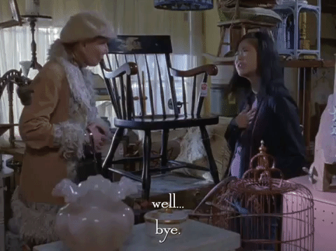 Well Bye Gilmore Girls GIF