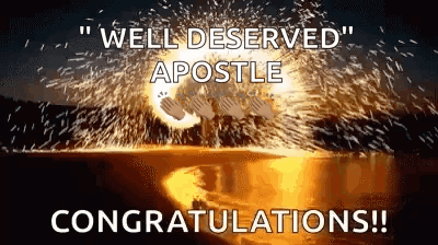 Well Deserved Apostle Fireworks Meme GIF