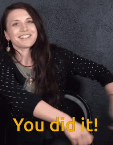 Jolly Woman Well Done Congratulations You Did It GIF