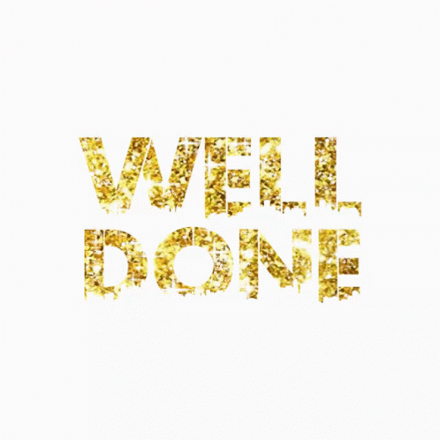 Gold Well Done Congratulations GIF