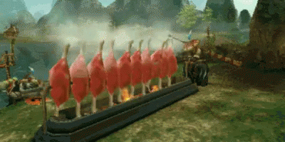 Well Done Roasted Steak Monster Hunter Gameplay GIF