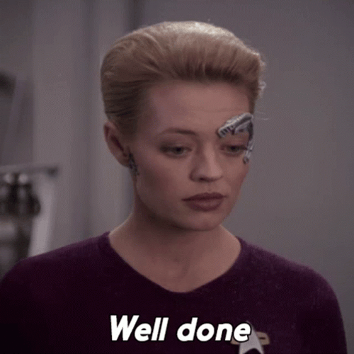 Well Done Seven Of Nine GIF