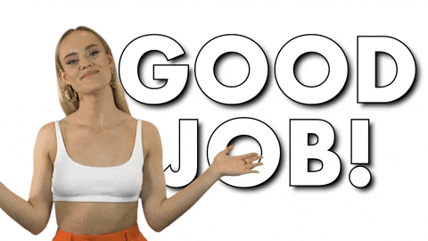 Well Ok Good Job GIF