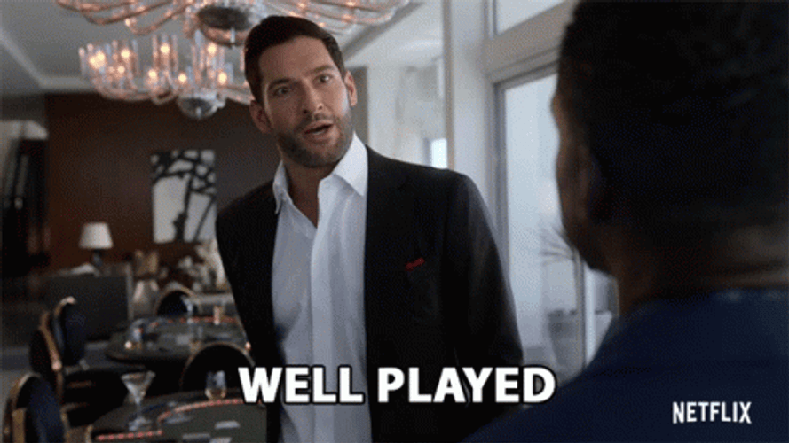 Well Played Lucifer Netflix GIF