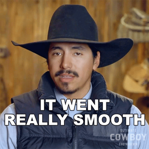 Well There It Is Really Smooth GIF