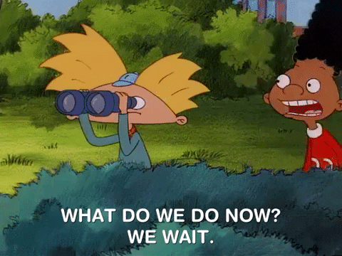 Well We're Waiting Hey Arnold Animation GIF