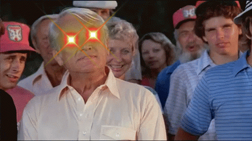 Well We're Waiting Judge Smails Laser Eyes GIF