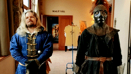 Well We're Waiting Medieval Soldiers GIF